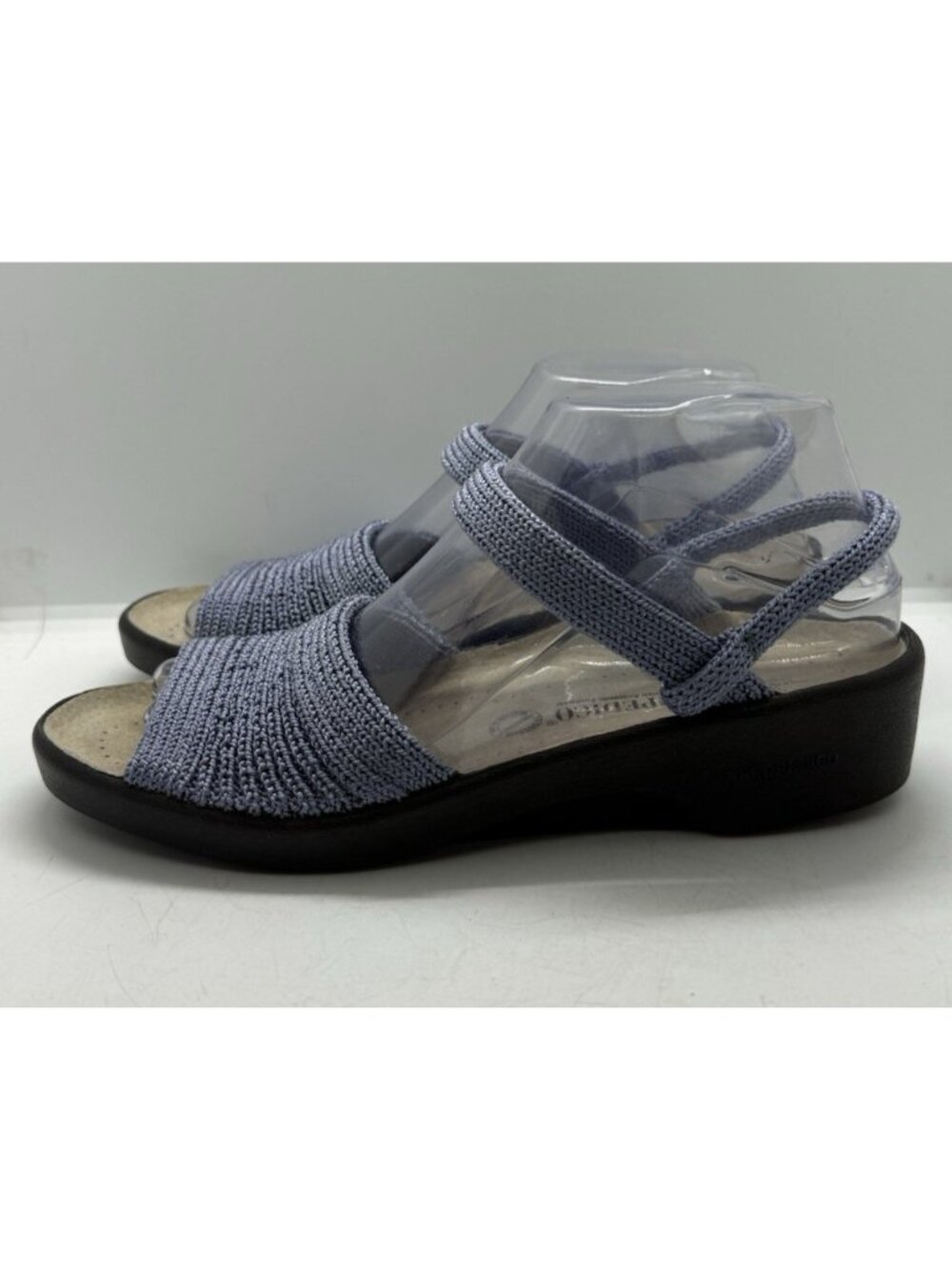 Arcopedico Women's Arenal Knit Blue Slip On Strappy Sandals Size US 7.5 EUR 38 - Picture 3 of 7